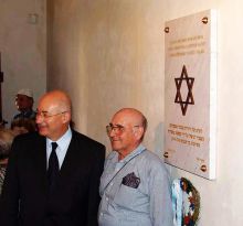 Odhalení pamětní desky židovských občanů vězněných na Špilberku v době nacistické okupace
