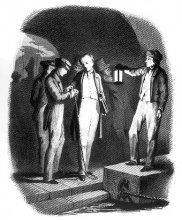 Odjezd vězně z Benátek. Silvio Pellico. Repro z publikace "Mes Prisons", Paris 1844, s. 143.