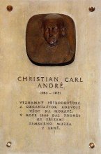 pamětní deska: Ch. C. André