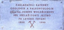 pamětní deska: J. Woldřich