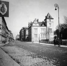 Dnes již neexistující dům rodiny Placzkových v Brně, Kounicova 18, okolo r. 1935 (Archív J. Kocourkové)