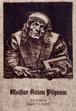 Mistr Antonín Pilgram (portrét a skizza od F. J. Patzelta z r. 1940). AMB XVIIIa 221.