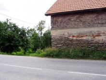 Radňovice - pomník s bustou Františka Mikeše (vlevo od domu), foto z r. 2008. Fotografii poskytla paní M. Svobodová-Mikešová, děkujeme.