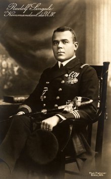 Rudolf Singule na ateliérovém snímku brněnského fotografa Pietznera z roku 1916. Foto: archiv Vlastimila Schildbergera ml.
