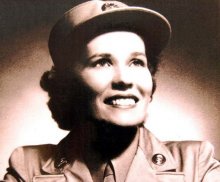 Barbara Lee Podoski v roce 1945 jako příslušnice americké armády. Foto: www.army.cz.
