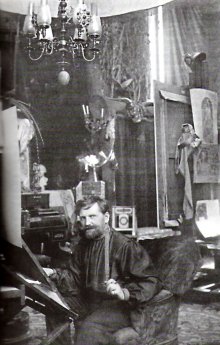 Alfons Maria Mucha. Zdroj: Paříž 1899, Jiří Mucha, Alfons Mucha, Budapest 2005, s. 157.