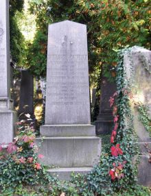Místo posledního odpočinku Philippa I. Gomperze. Foto Jis, červen 2006.