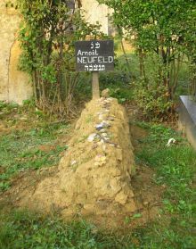 Místo posledního odpočinku Arnošta Neufelda. Foto Jis, červen 2006.