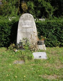 Místo posledního odpočinku Ferdinanda Richtera. Foto Jis, září 2007.