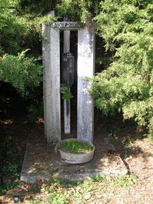 Misto posledního odpočinku Adolfa Tihelky. Foto Jis, září 2007.