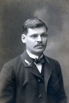 František Jan Bartoš (fotografie z roku 1905). Fotografii poskytl pan Ladislav Bartoš, děkujeme.