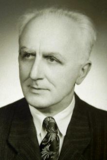 Ervín Matyáš. Fotografii poskytl RNDr. Zbyněk Matyáš, syn Ervína Matyáše. Děkujeme.