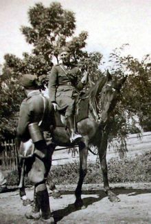 Bedřich Pokorný v předválečných letech jako důstojník Československé armády. Fotografii zaslal pan Jiří Skoupý, děkujeme.