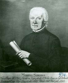 P. Franz Maurus Simonis. Zdroj: AMB, fond U 7 –Nová sbírka fotografií, inv. č. 976.
