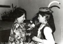 Zdeňka Jelínková na dětském festivalu Mladé Horňácko 1985. Zdroj: www.rejstrik.cz.
