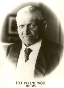 Emil Mašík. Uloženo v Archivu VUT v Brně, ve Sbírce fotografií.