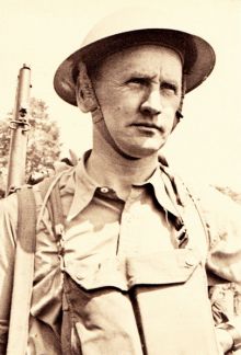 Bohumil Kaprál v Anglii v roce 1940. Snímek poskytl pro naši encyklopedii 17. 9. 2012 pan Josef Kaprál, děkujeme.