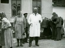 Prof. Karel Macek v Líšni v roce 1920. Zdroj: Archiv Veterinární a farmaceutické univerzity Brno.