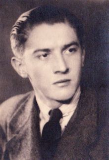 Bohuslav Popek na fotografii několik měsíců před zatčením v roce 1944. Fotografii z rodinného archívu poskytla paní Marcela Svobodová, děkujeme.