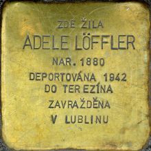 jiná realizace: uctění památky oběti okupace - A. Löffler