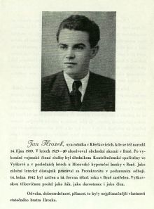 Jan Hrozek. Za poskytnutí snímku děkujeme TJ Sokol Vyškov.