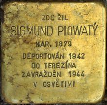 jiná realizace: uctění památky oběti okupace - S. Piowaty