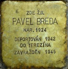 jiná realizace: uctění památky oběti okupace - P. Breda