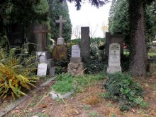 Místo posledního odpočinku hrob Karla Haniky na Ústředním hřbitově v Brně. Fotografii pořízenou 11. 11. 2014 pro naši encyklopedii poskytl pan Tomáš Kratochvíl, děkujeme.