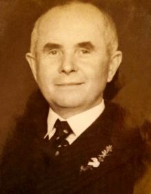 Jan Pořízek - výřez z fotografie, pořízené v roce jeho popravy (1942). Fotografii z rodinného archivu poskytla paní Jana Pořízková, děkujeme.