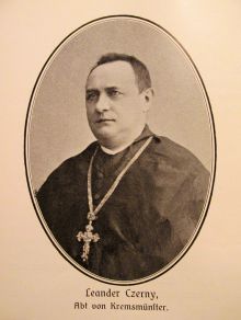 Leander Franz Ser. Czerny - portrétní fotografie. Zdroj: Biographisches Album für den österreichischen katholischen Klerus.