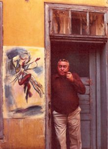 Aleš Černý na fotografii z roku 1980. Fotografii z rodinného archívu pro naši encyklopedii poskytl pan Ondřej Hýsek, vnuk Aleše Černého. Děkujeme.