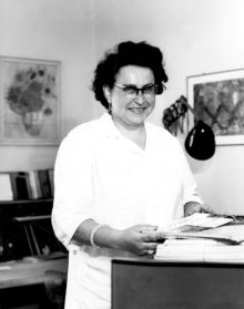 Iva Vlčková. Zdroj: PhDr. Iva Vlčková jubilantkou. Duha. 2010, 3, 46–47.