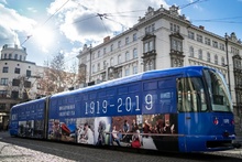 Slavnostní křest tramvaje MUNI 100