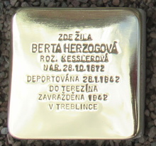 jiná realizace: uctění památky obětí okupace - B. Herzog