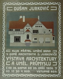 Výstava architektury v novém domě Dušana Jurkoviče