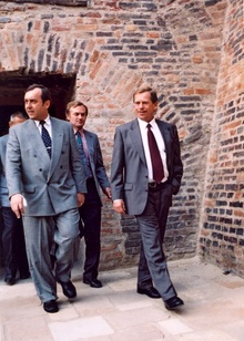 Václav Havel navštívil hrad Špilberk